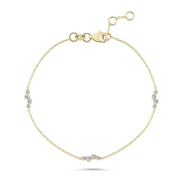 Nuran Aura Armband 14 kt. Goud m. 0,24 ct. Diamant – B2620-024RG