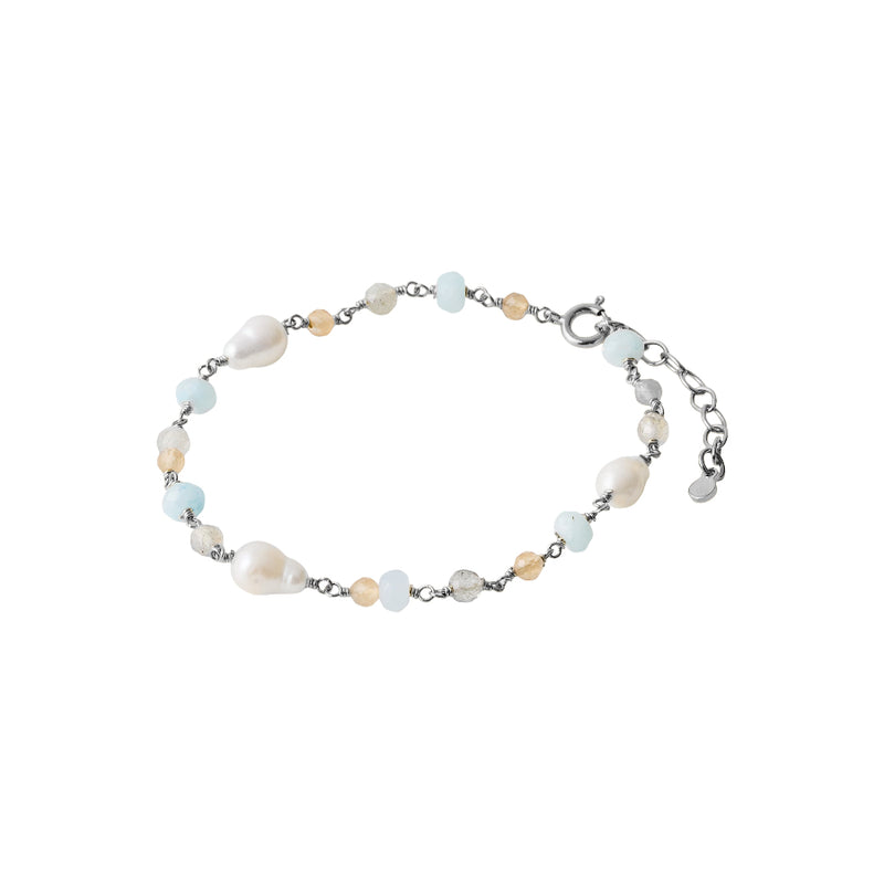 Pernille Corydon Mellow Blue Bracelet - Silver