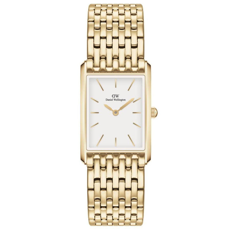 Daniel Wellington Bound 9-Link Gold White Firkantet Dameur - Dameure - ADW00100705