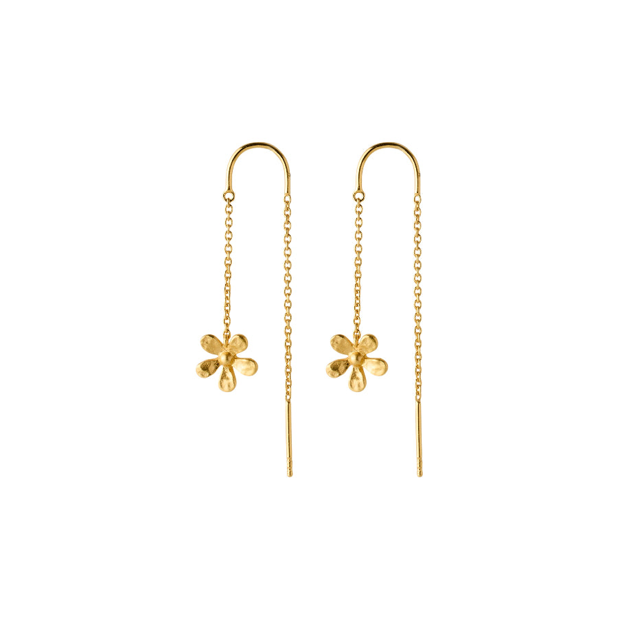 Pernille Corydon Wild Poppy Earrings - Gold Plated