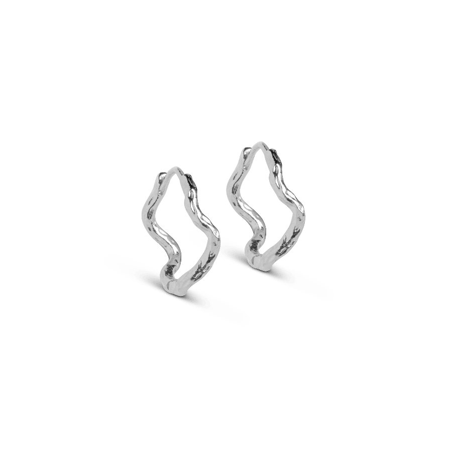 Enamel Holly Large Hoops - E311SM - Øreringe - E311SM