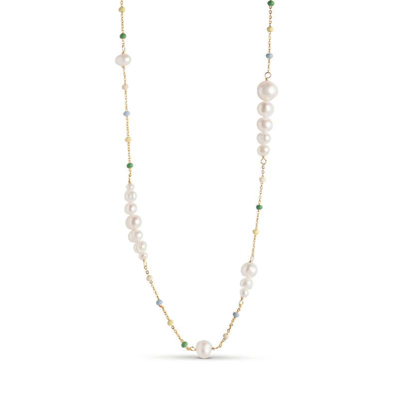Enamel Lola Carmen Halskæde sølvforgyldt - N123G-Carmen - Halskæde - N123G-Carmen