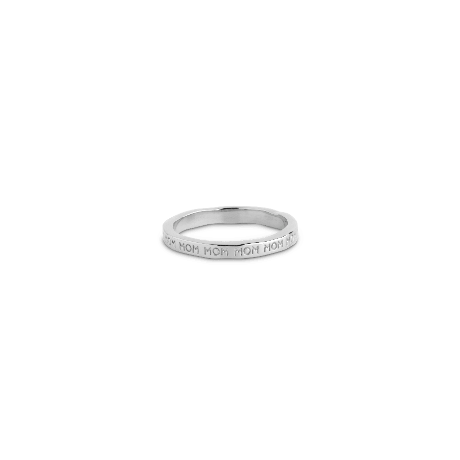 Enamel Mom Sølv Ring - R86S - Ringe - R86S-001