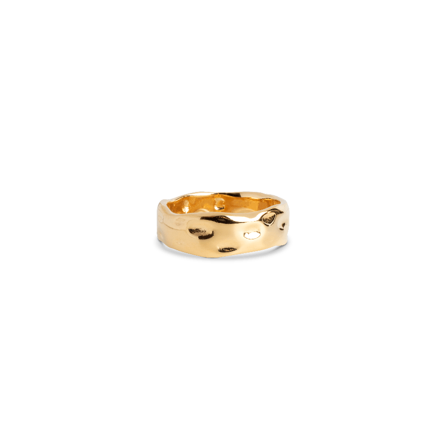 Enamel Sandra Forgyldt Ring - R91G - Ringe - R91G-001