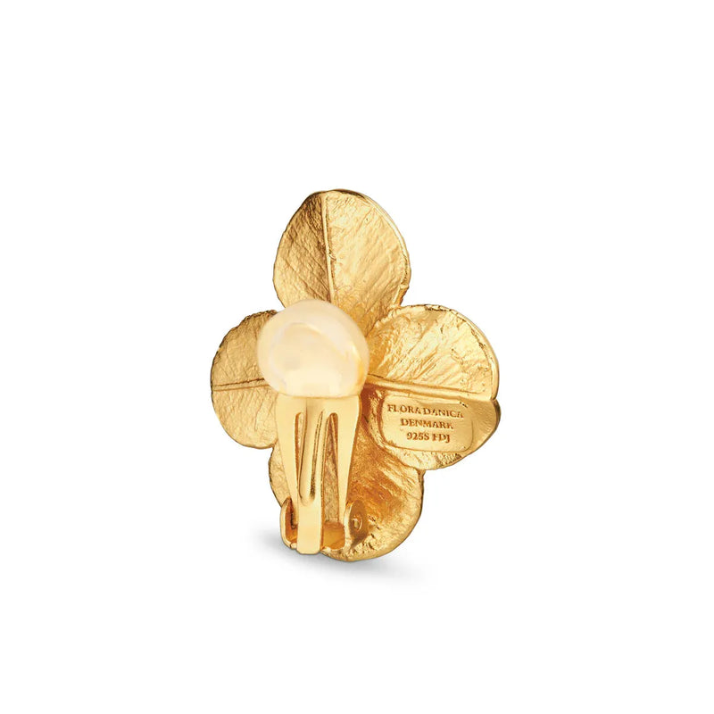 Flora Danica Firkløver Ear Clips Forgyldt - Øreringe - 907.FLC-EACLIPS-G
