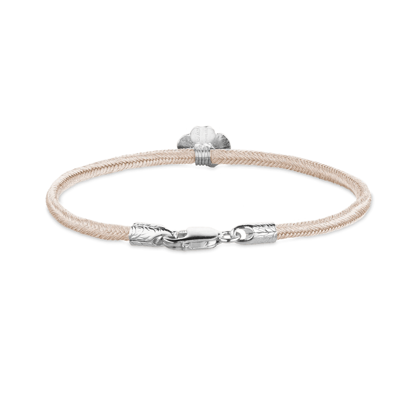 Flora Danica Firkløver Silke Armbånd Rosa - Sølv - Armbånd - 907.FLC-SILK-ROSE-S-001