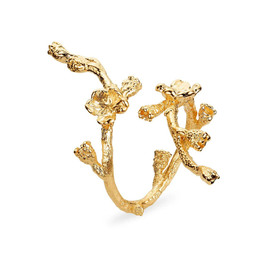 Flora Danica Forglemmigej Statement Ring - Ringe - FMN-STRI-G-001
