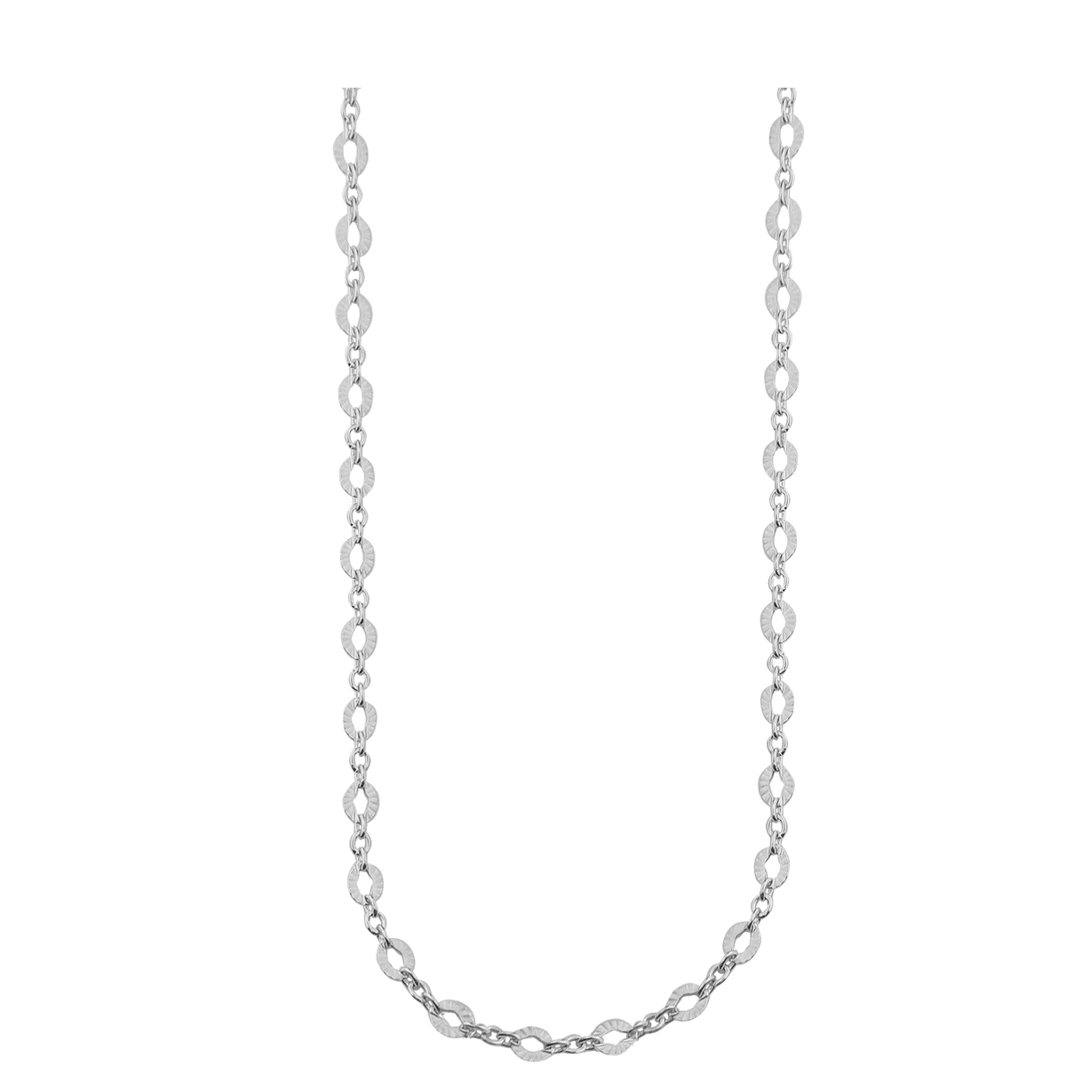Jeberg Jeberg Jewellery Etoile ketting in zilver afgebeeld op neutrale achtergrond, elegante en eenvoudige stijl. Model 44260-42