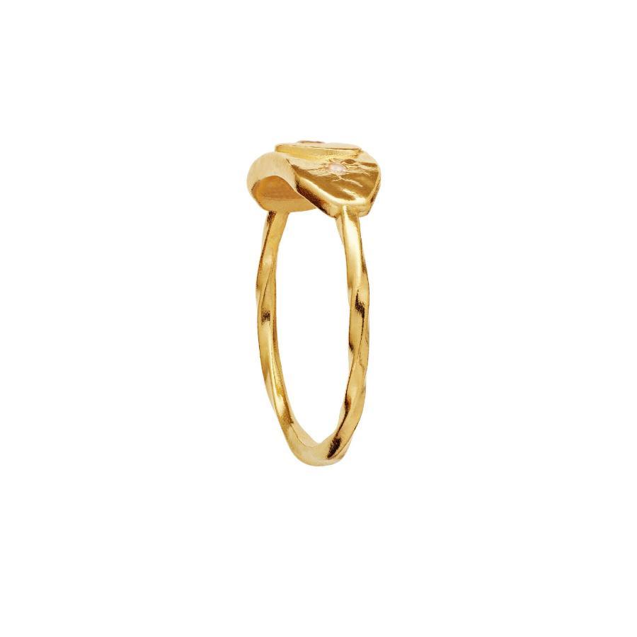 Maanesten Amarit Forgyldt Ring - Ringe - 4840A-001