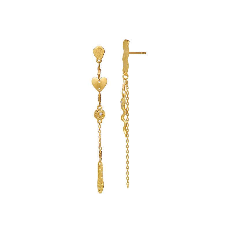 Maanesten Delfine Earrings Forgyldt - Øreringe - 9847A