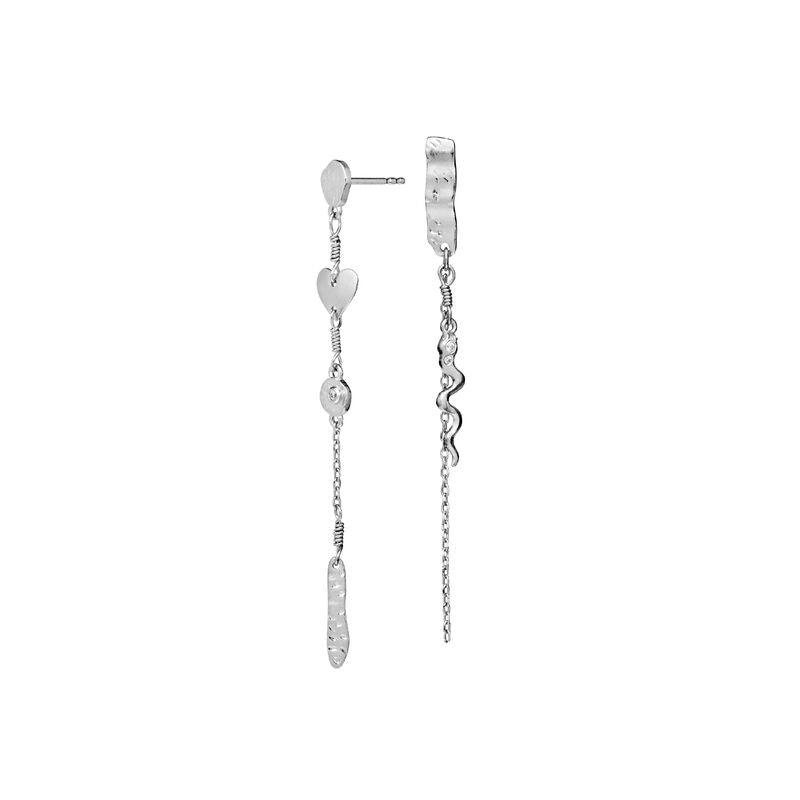 Maanesten Delfine Earrings I Sølv - Øreringe - 9847C
