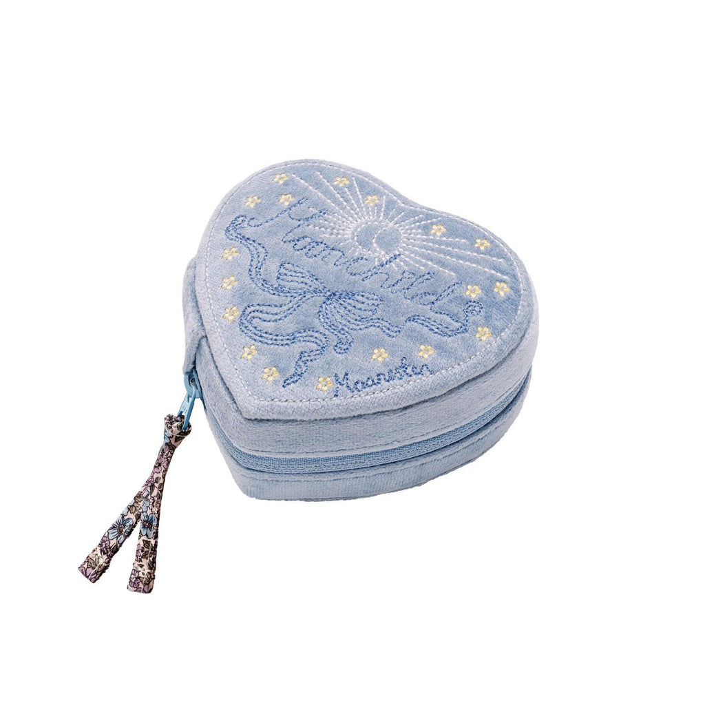 Maanesten Heart Jewelry Box Sky Blue - Smykkerskrin - Smykkeskrin - 4018