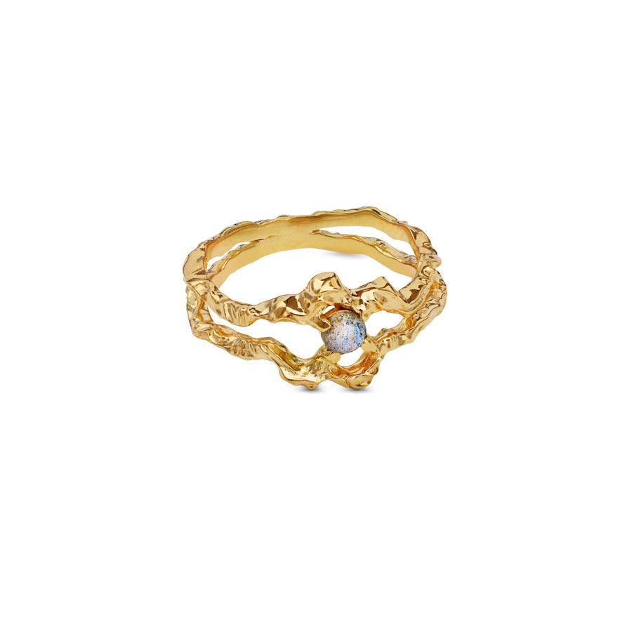Maanesten Shelly Ring 18kt Forgyldt Sølv - 4738A - Ringe - 4738A-001