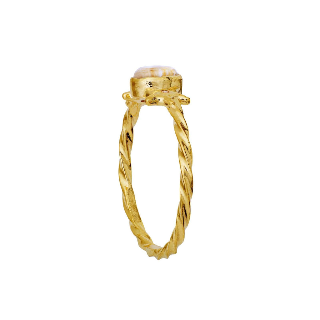 Maanesten Ula Ring Forgyldt - Ringe - 4821A-001