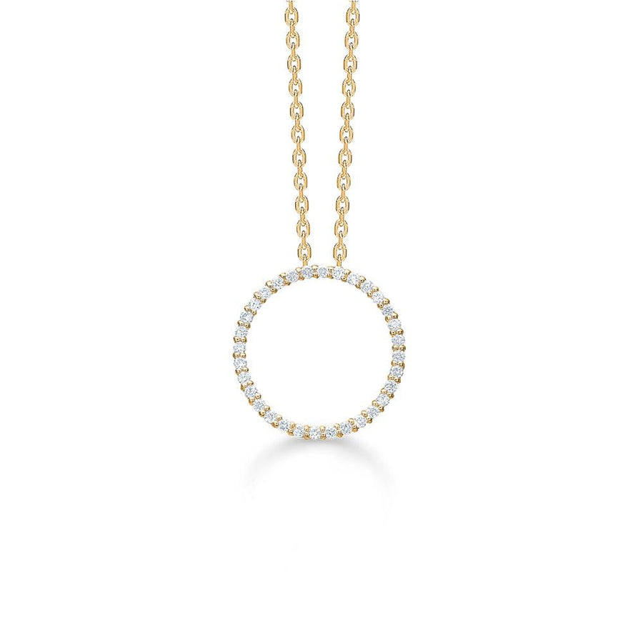 Mads Z 14kt Diamond Halo Vedhæng 0.20ct W.Si - Vedhæng - 1531026