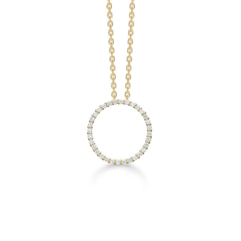 Mads Z 14kt Diamond Halo Vedhæng 0.20ct W.Si - Vedhæng - 1531026