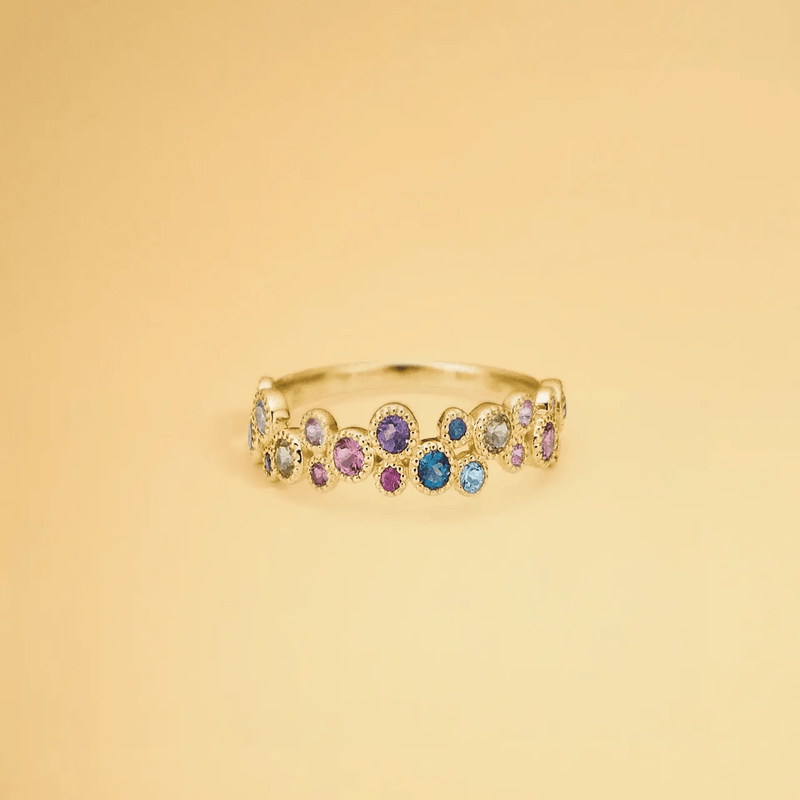 Mads Z 14kt Luxury Rainbow Petite Ring - Ringe - 1544066-001
