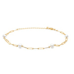 Gold anklets