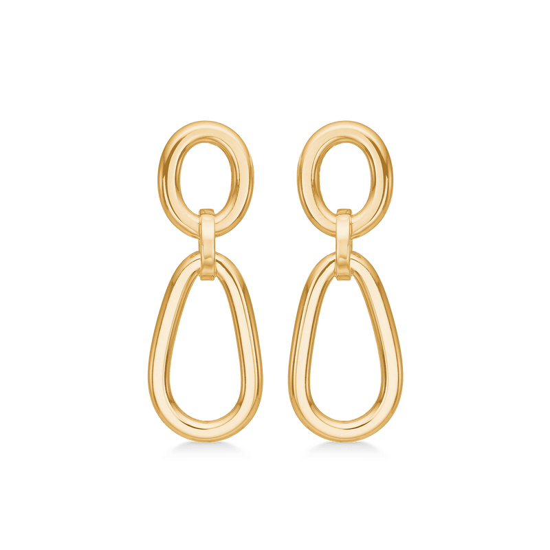 Mads Z Golden Orbit 8kt Guld Øreringe - Øreringe - 3310005