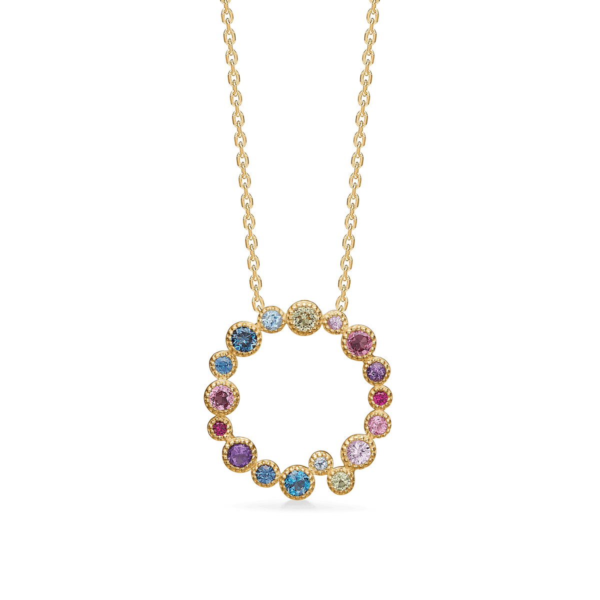 Mads Z Luxury Rainbow Petite Vedhæng 14kt Guld - Vedhæng - 1534066