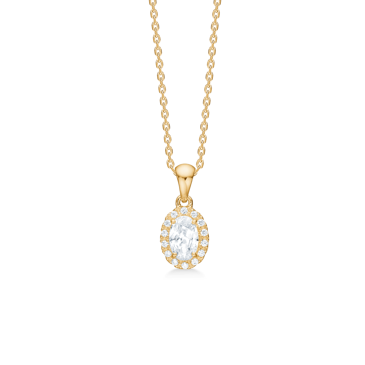 Mads Z Stellar 8kt Guld Vedhæng med Zirkonia - Vedhæng - 3337001