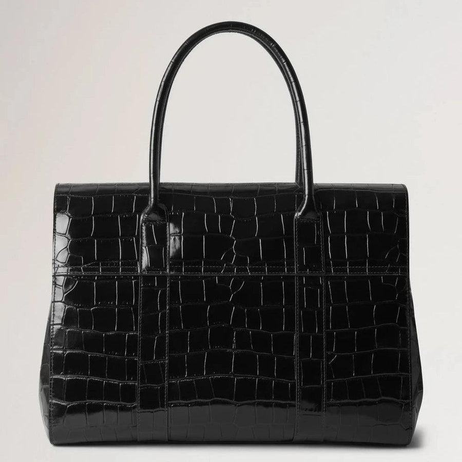 Mulberry Bayswater Croc Black - Bayswater Taske - HH9589/641A100