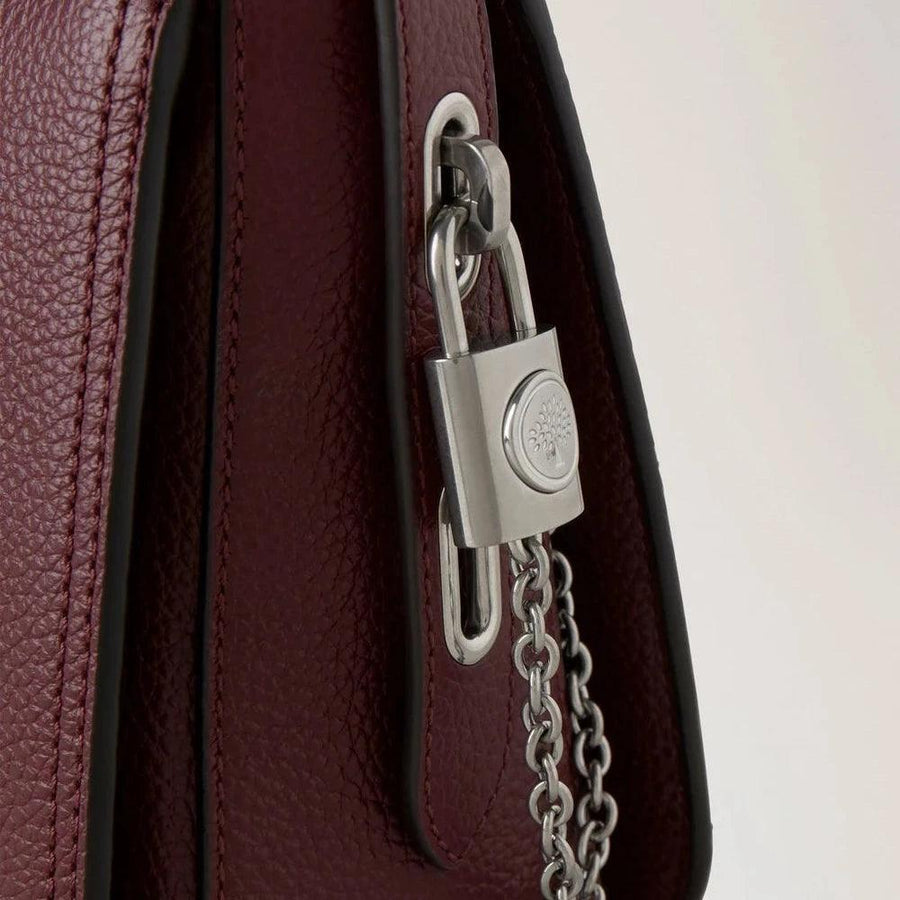 Mulberry Billie Small Classic Grain Black Cherry - Mulberry Billie - HH8301/205K560