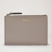 Mulberry Continental Bifold Zipped Wallet Cashmere Taupe Portemonnee