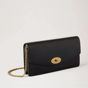 Mulberry Darley Clutch Small Classic Grain Black Tas