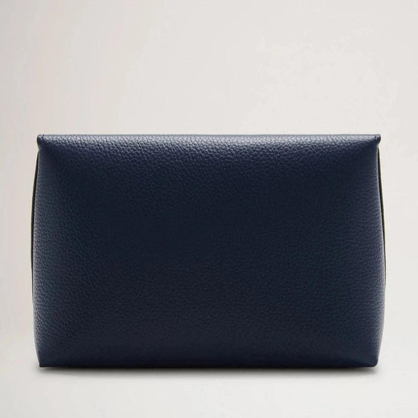 Mulberry Darley Cosmetic Pouch Small Classic Grain Bright Navy - Darley Cosmetic - RL5077/205U680