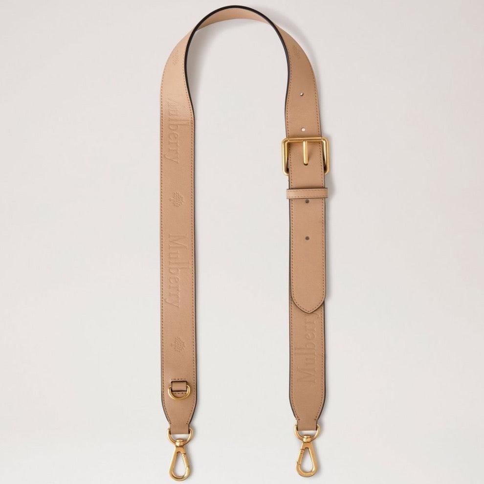 Mulberry Debossed Logo Leather Strap Maple - Skulderrem - RX0284/587E631