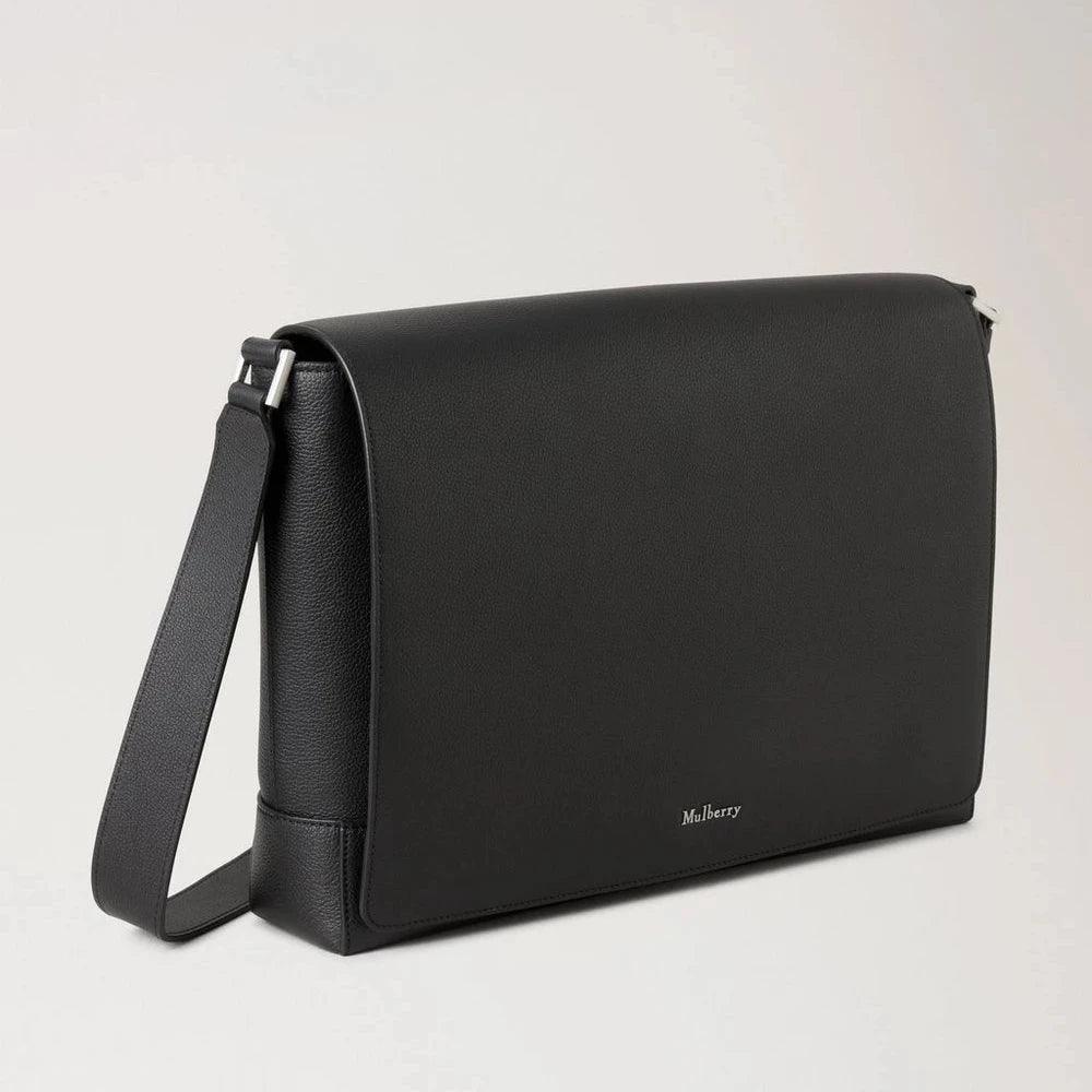 Mulberry Ferringdon Messenger - Black Small Pebble Grain - Computertaske - HH9505/645A100