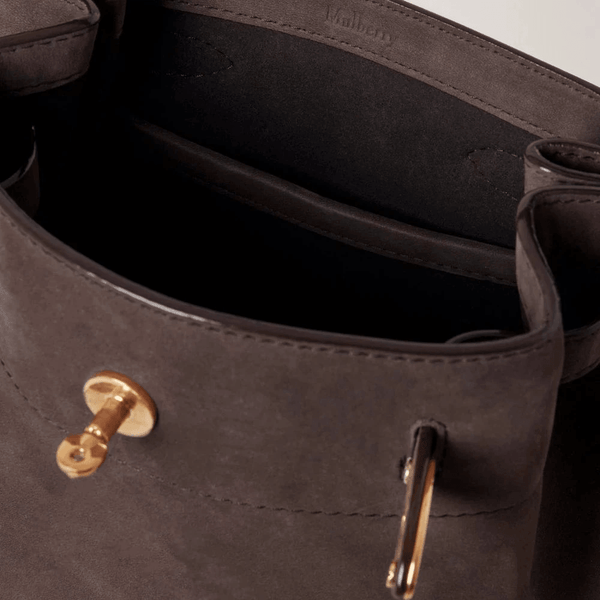 Mulberry Islington Bucket Nubuck Ebony - Islington - HH9567/687A110
