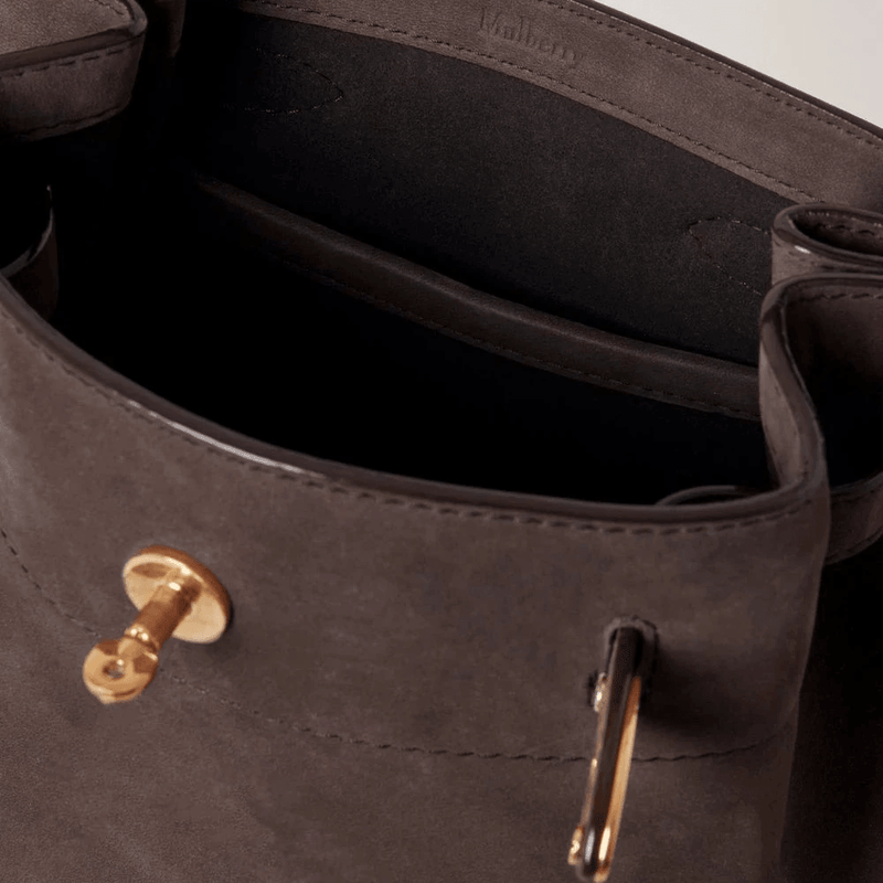 Mulberry Islington Bucket Nubuck Ebony - Islington - HH9567/687A110