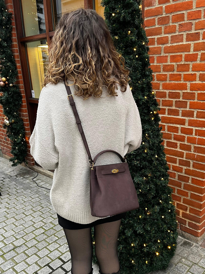 Mulberry Islington Bucket Nubuck Ebony - Islington - HH9567/687A110