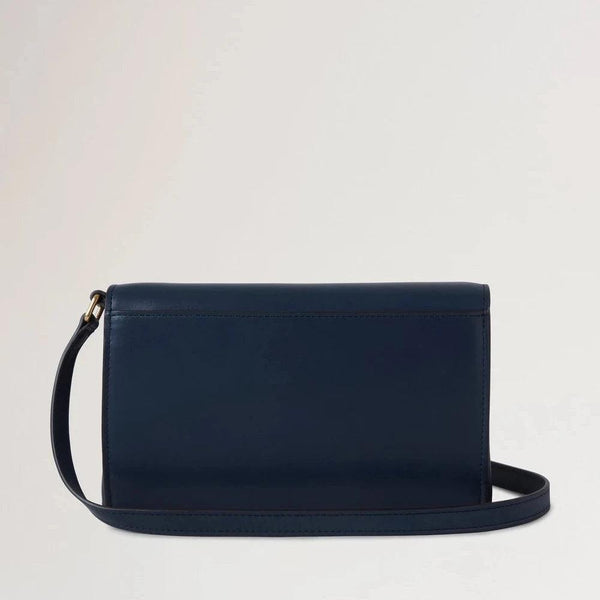 Mulberry Lana Wallet On Strap High Gloss Leather Night Sky - Mulberry Lana - RL8058/615U888