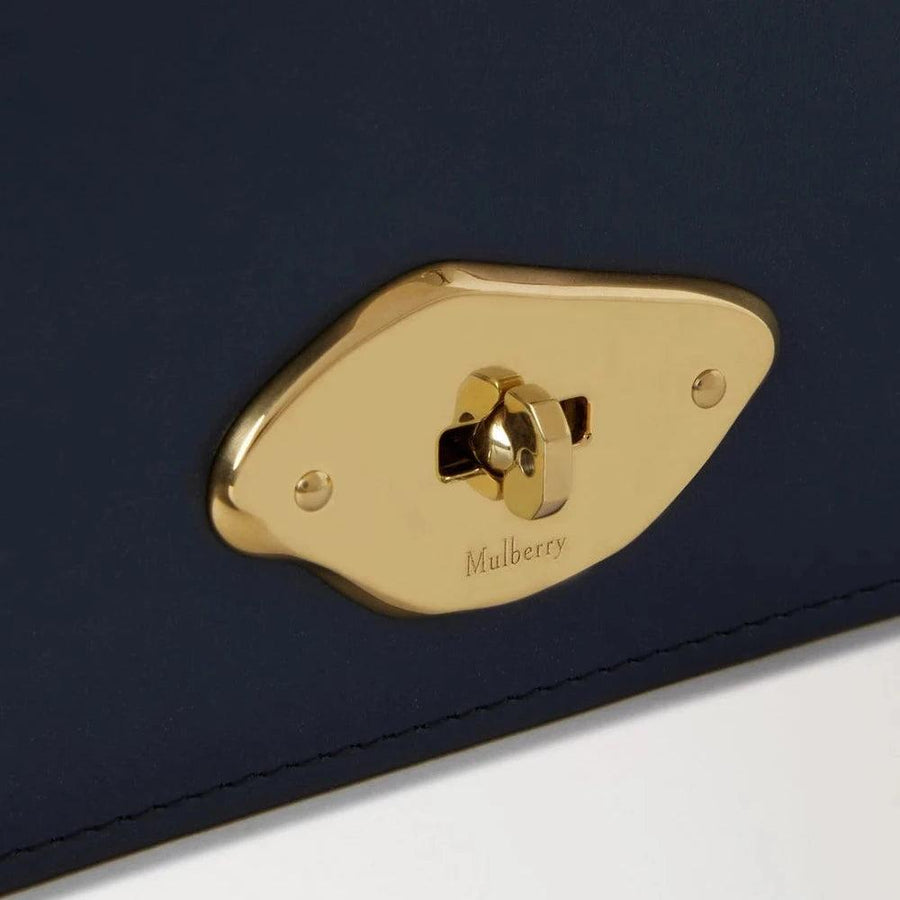 Mulberry Lana Wallet On Strap High Gloss Leather Night Sky - Mulberry Lana - RL8058/615U888
