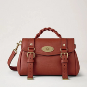 Mulberry Mini Alexa Heavy Grain Rust Tas