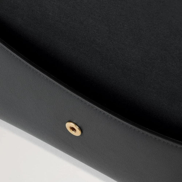 Mulberry Press Stud Envelope Pouch Black Micro Classic Grain - Taske - RL8707/587A100