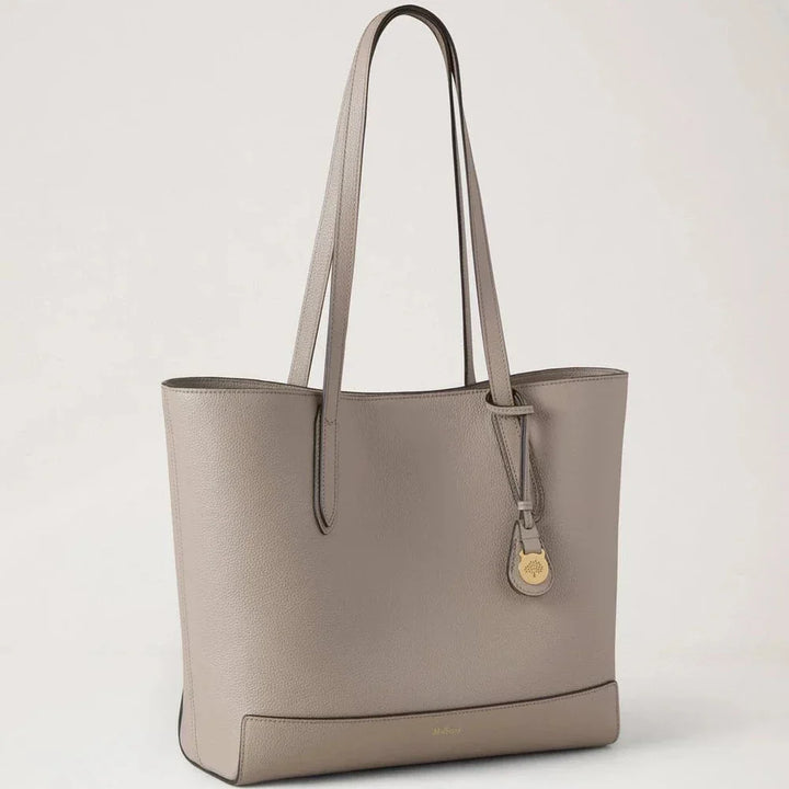 Mulberry Shopper Cashmere Taupe Small Classic Grain elegante shopper van taupe leer met lang hengsel, model HH9833205F924