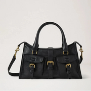 Mulberry Small Roxanne High Shine Leather Black Tas