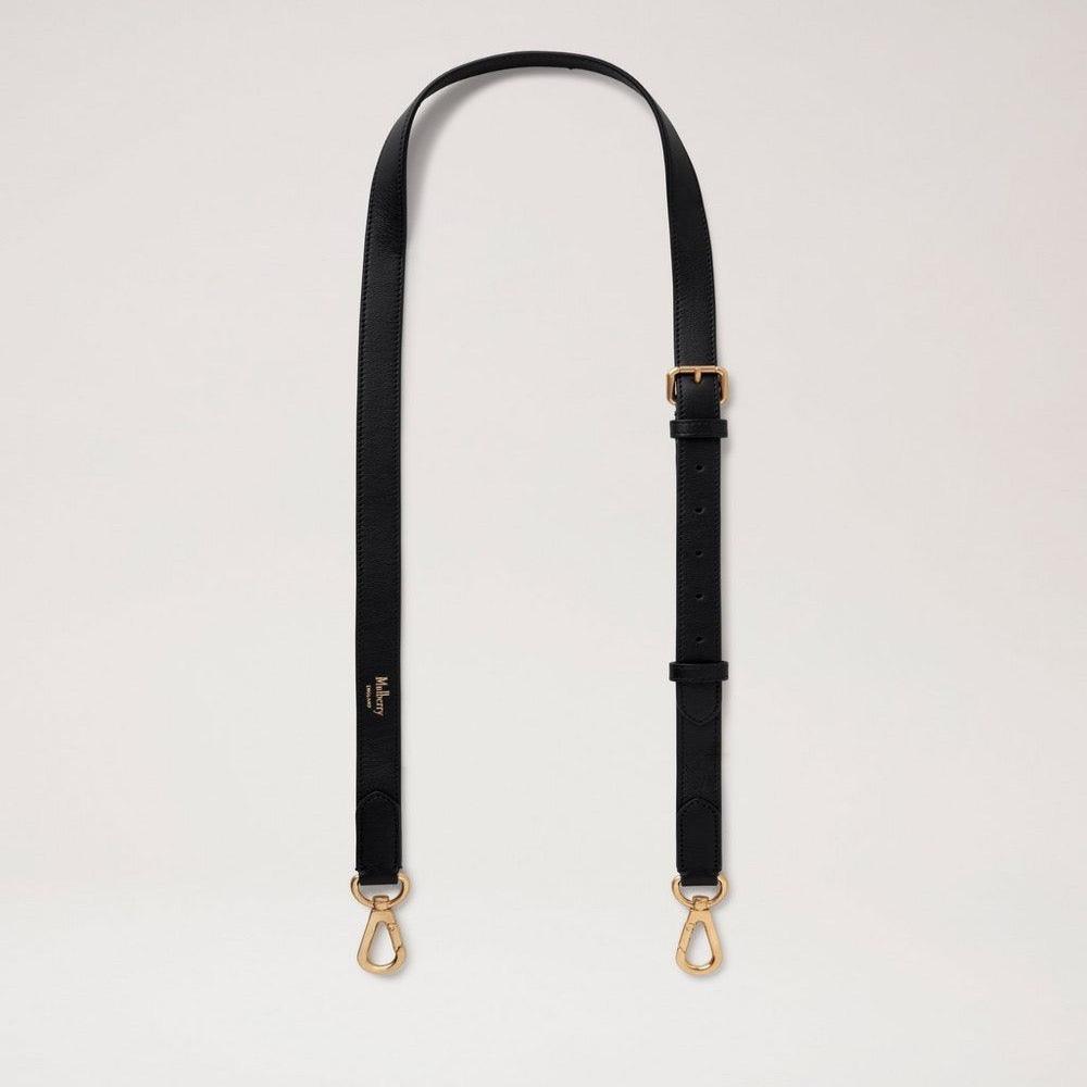Mulberry Thin Leather Strap Black - Skulderrem - RX0285/587A100