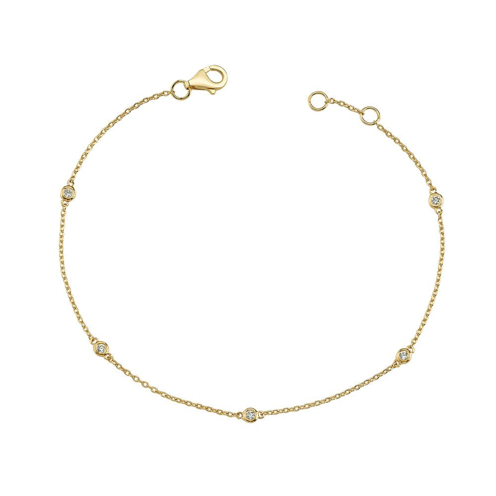 nuran-zoe-14kt-armband-met-diamanten, elegante armband in goud met discrete diamanten, Model b1002-0125-1