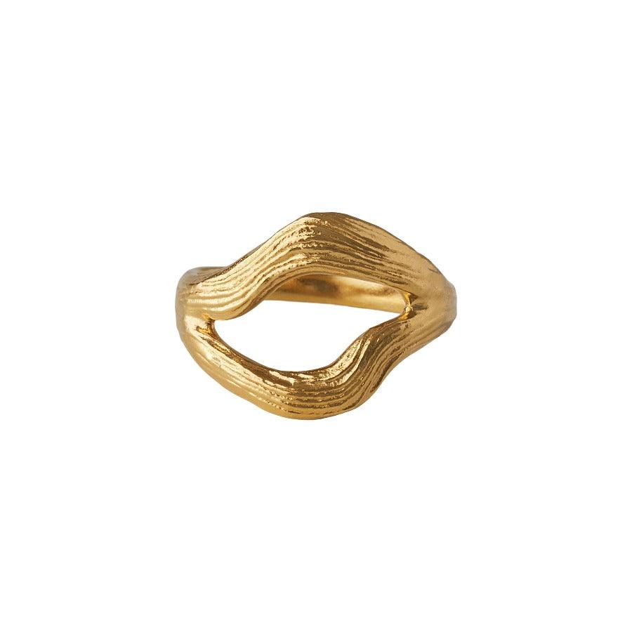 Pernille Corydon Flowing Dreams Ring I Forgyldt Sølv - Ringe - R-344-GP-001