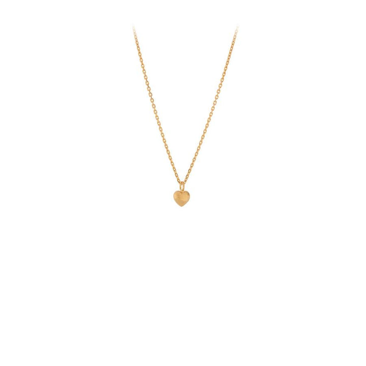 Pernille Corydon Love ketting in verguld zilver met klein hartje hanger, model N-385-GP