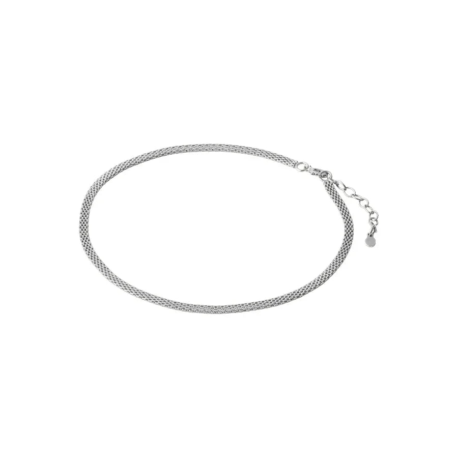 Pernille Corydon Nora Enkelbandje Zilver toont een elegant zilveren enkelbandje met verstelbaar kettingslot. ModelA-722-S