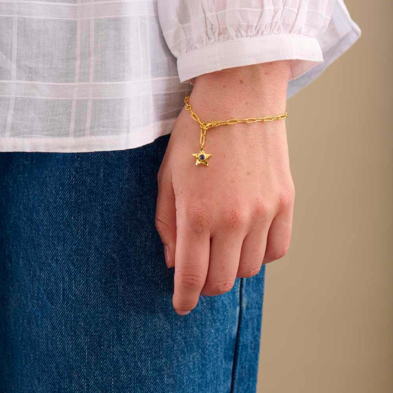 Pernille Corydon Twinkling Star Armbånd I Forgyldt Sølv - Armbånd - B-382-GP