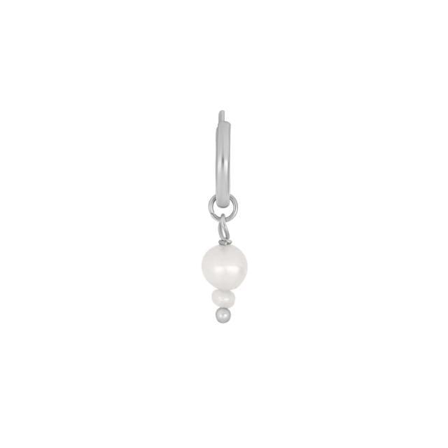 Son Of Noa Sølv Ørering Med Perle - Øreringe - 30890040900