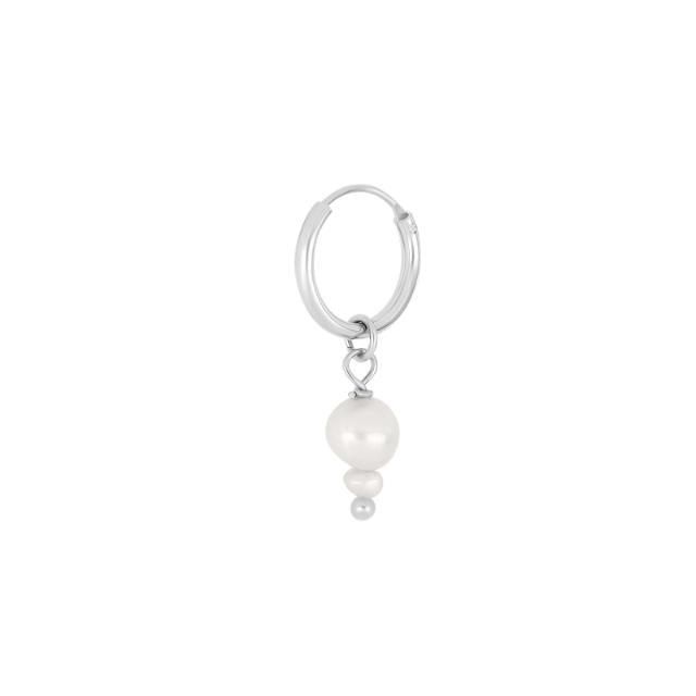 Son Of Noa Sølv Ørering Med Perle - Øreringe - 30890040900