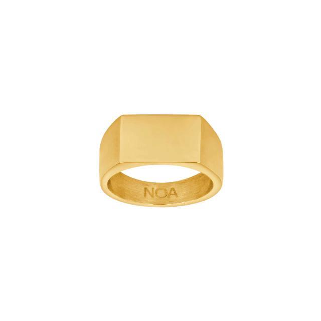 Son of Noa Steel herenring in goud, brede, matte afwerking, mannelijk design. Modelnummer 108400228-001.